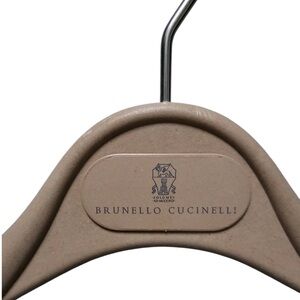 NEW! Brunello Cucinelli Tan Luxury Clothes Hanger